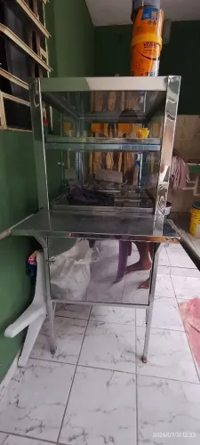 Carrinho expositor de doces e salgados