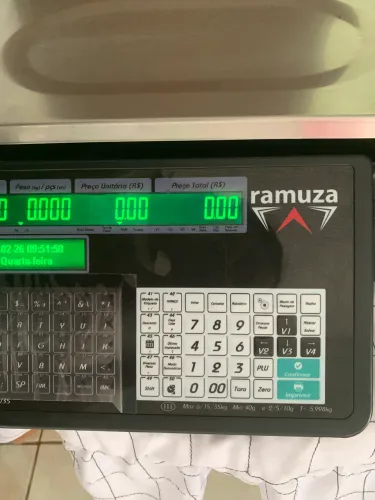 Balança Comercial Etiquetadora Ramusa Atena 2 - Seminova, Pouquíssimo Uso