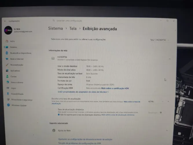 Monitor Portátil 4K 16''