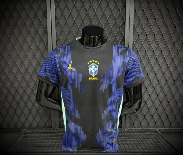 Camisa Brasil Azul - Jordan 