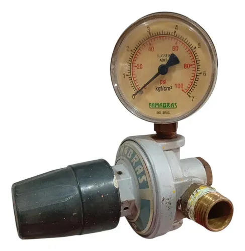 Regulador Pressão Gás Famabras Frg-45b 30 Kg/h Alta Pressão