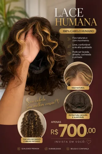 Lace Humana 100% Original