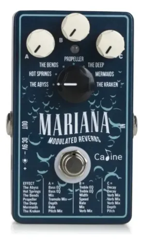 Pedal De Guitarra Caline Mariana Modulated Reverb 7 Modos
