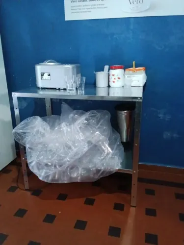 Mesa aço galvanizado
