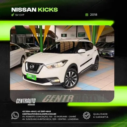 Nissan Kicks SV 1.6 16V Flexstar 5P Aut. 2018