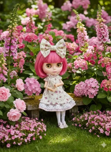 Boneca blythe Doll cabelo rosa ? 