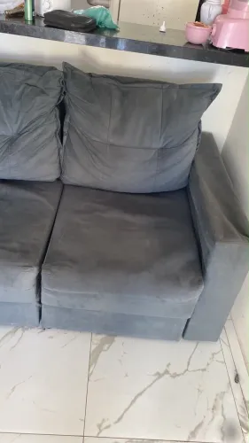 Sofá retrátil 3 lugares muito grande