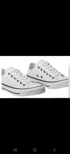 TENIS ALL STAR COURO BRANCOO