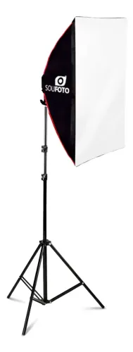 Kit Iluminação Uno Softbox Para Home Studio Foto Vídeo