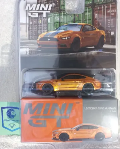 LB-WORKS Ford Mustang LB Gold - #847 - Mini GT