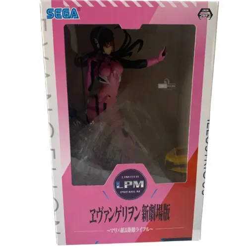 Mari Makinami Evangelion Premium Figura Rifle Sega Original