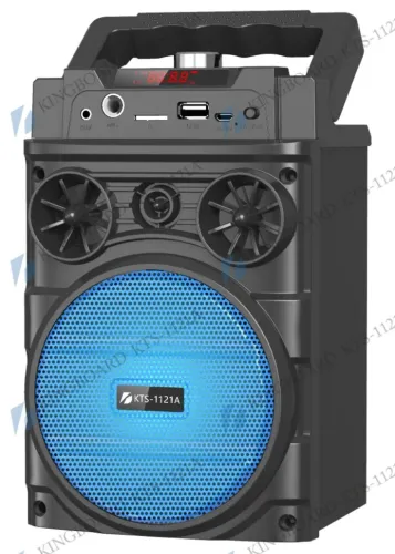 Caixa de Som Portátil KTS-1121 Bluetooth, Rádio FM, Micro SD, Entrada Microfone