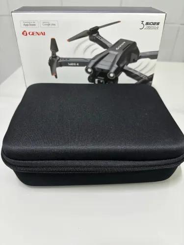 Drone Mini 4 Dobrável com Controle Remoto e Câmera Wi-Fi