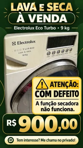 MÁQUINA DE LAVAR BRASTEMP 9 KG