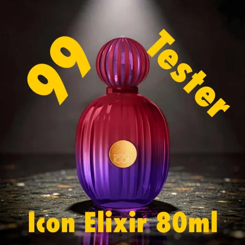 Perfume Banderas Icon Elixir 100ml Tester novo