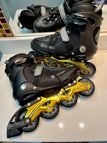 patins inline oxer 38 - abec 7 preto