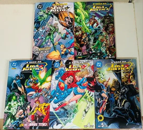 Coleção Completa HQs A Saga da Liga da Justiça - 3ª Temporada (Panini) 