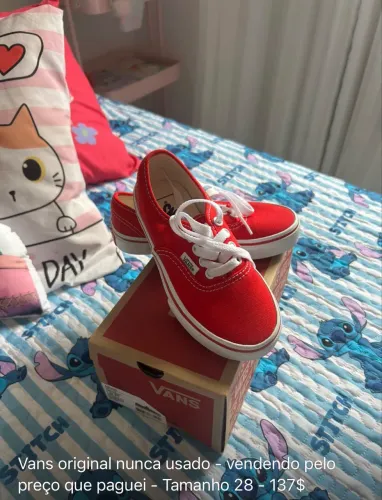 Tênis infantil Vans original