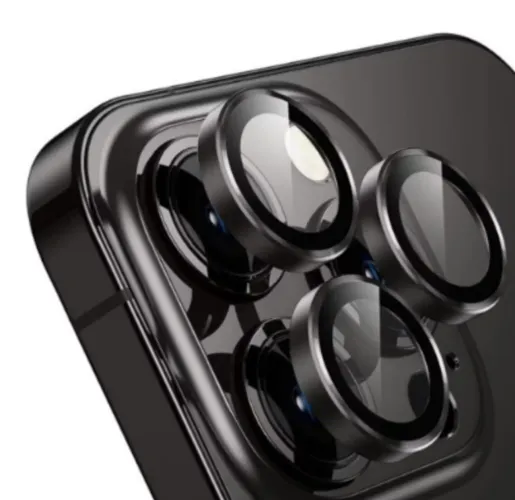 Kit Película de Proteção Lente Câmera CD P/ iPhone 11/12/13/14/15 /16/17 pro max - 2 / 3PÇ