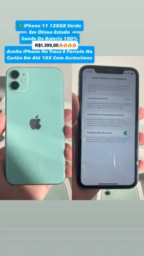 iPhone 11 128GB Verde | Em Ótimo Estado