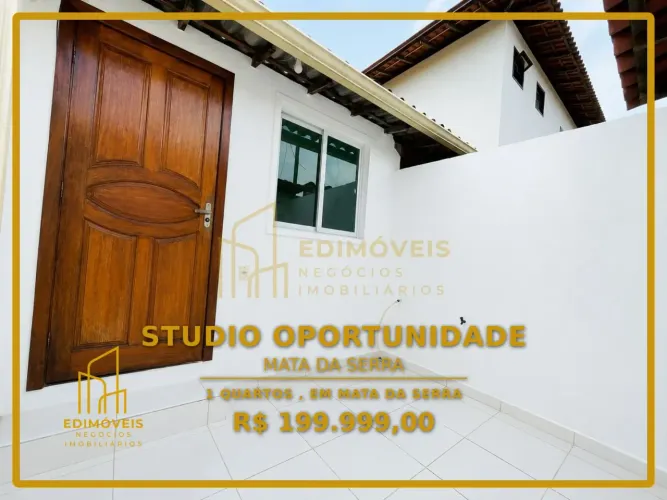 Viva com Estilo na Mata da Serra  Studio Pronto para Morar!