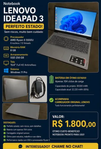 Notebook Lenovo 