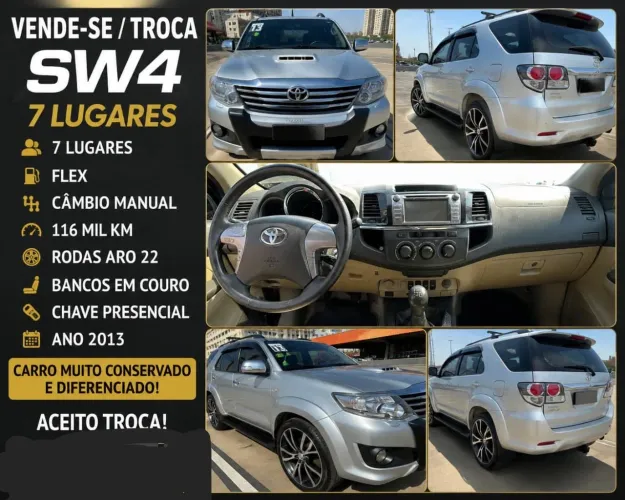 Toyota Hilux SW4 SR 4X2 2.7/2.7 Flex 16V Mec. 2013