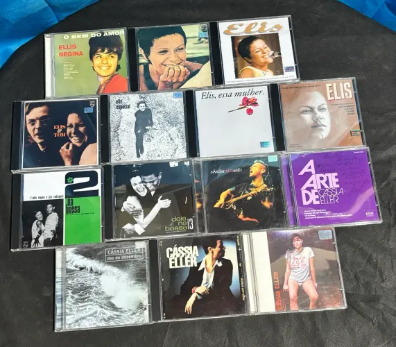 14 CDs: Grandes Vozes da MPB (Elis Regina, Cássia Eller e mais)