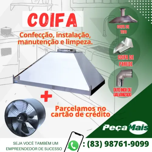 Coifa Exaustor Cozinha Industrial