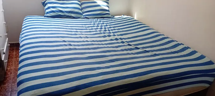 Cama Box King Completa - 2 Lençóis, 2 Fronhas e Pezinhos