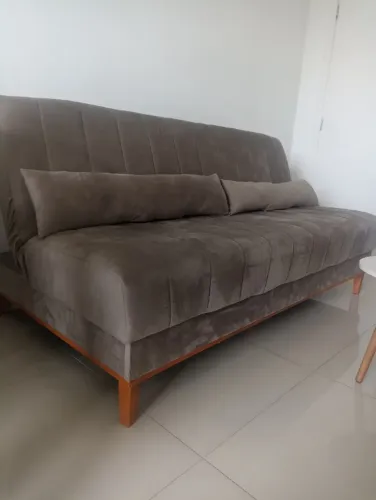 Sofá cama 180 cm veludo.
