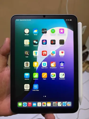 Pad mini com chip A17 Pro (7ª geração) mais Pencil PRO 
