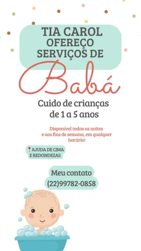 SERVIÇOS DE BABÁ