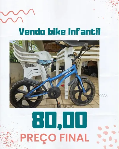 Bicicleta Infantil Masculina