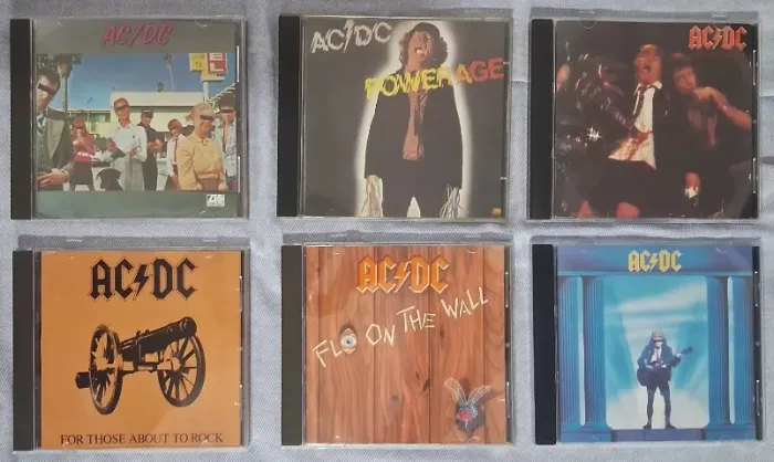 LOTE AC/DC ALEMANHA 6 CDs com encarte Ótimo estado!