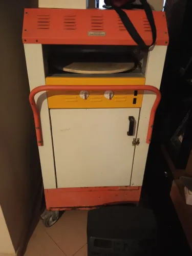 Máquina de assar pizza carrinho