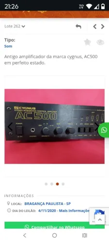 Amprificador ac 500