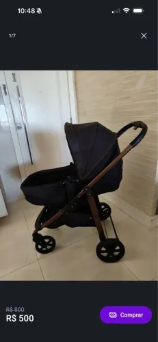 Vendo carrinho de bebê galzerano