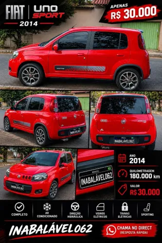 Fiat Uno Sporting 1.4 EVO Fire Flex 8V 4P 2014