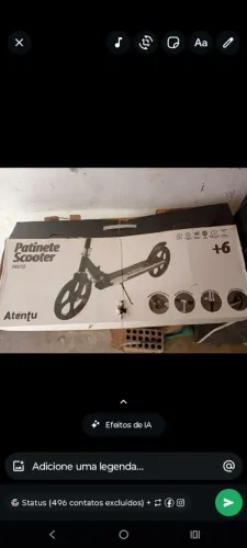 Bicicleta e patinete