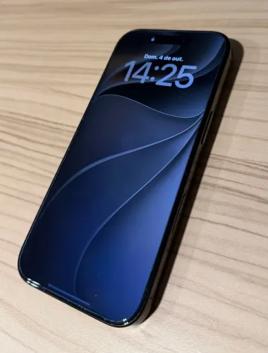 iPhone 16 Pro 128GB Black Titanium - 91% Bateria - Caixa + Nota