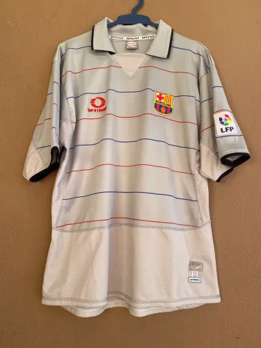 Camisa Barcelona 2003/04 away Cinza