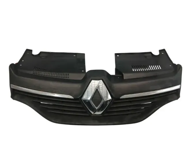 Grade Dianteira Superior Renault Logan 2014/2017 Preto