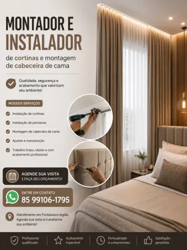 Montador e Instalador de Cortinas