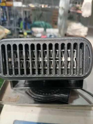 Ventilador de painel com ar quente funciona tomada 12 w 