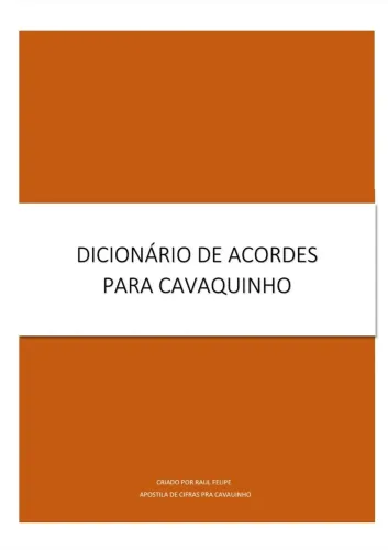 Dicionário de Acordes pra Cavaquinho