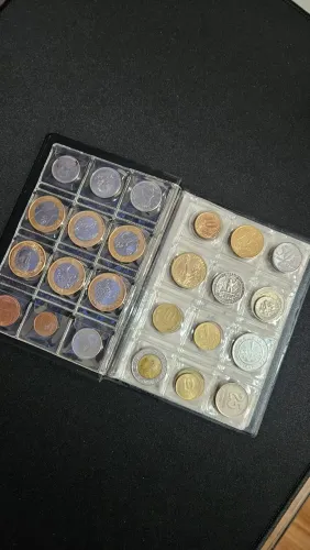 Coleção de moedas antigas, 45 sem repetição