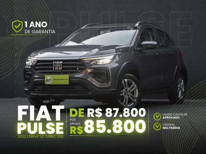 Fiat Pulse Drive 1.0 Turbo 200 Flex Aut. 2022