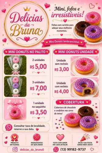 Mini donuts/ Estação de Cake Donuts ?