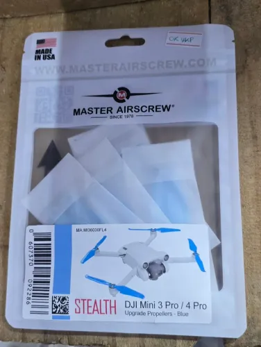 Hélice Dji Mini 3/4 Pro Master Aircrew (Azul)
